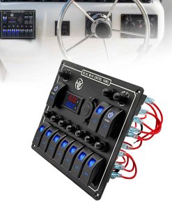 Panel de Interruptores de Rocker de 10 Gang con Protección