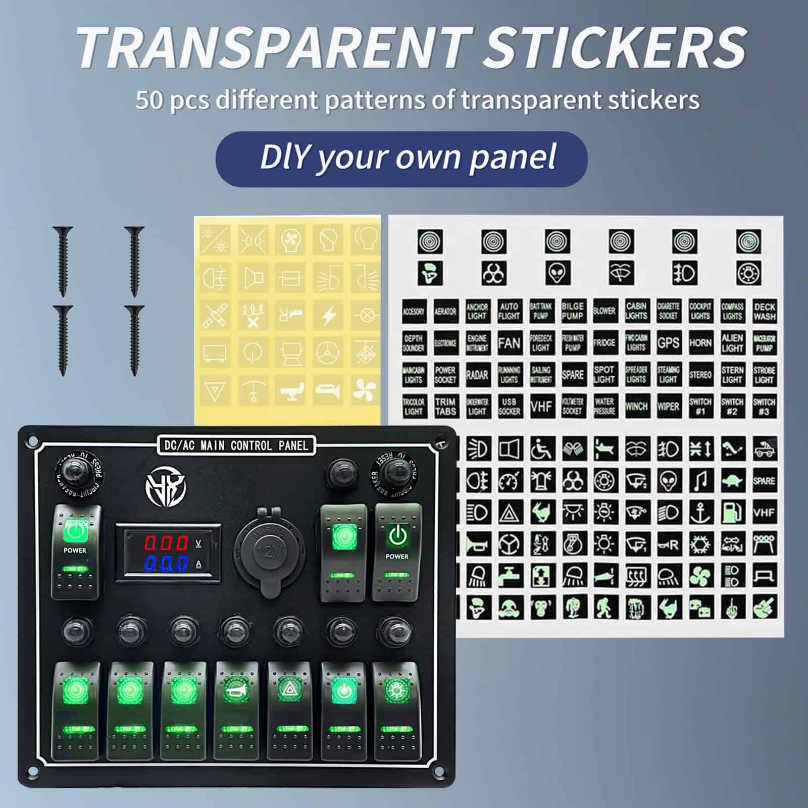 Panel de Interruptores de 10 Botones Impermeable - Imagen 4