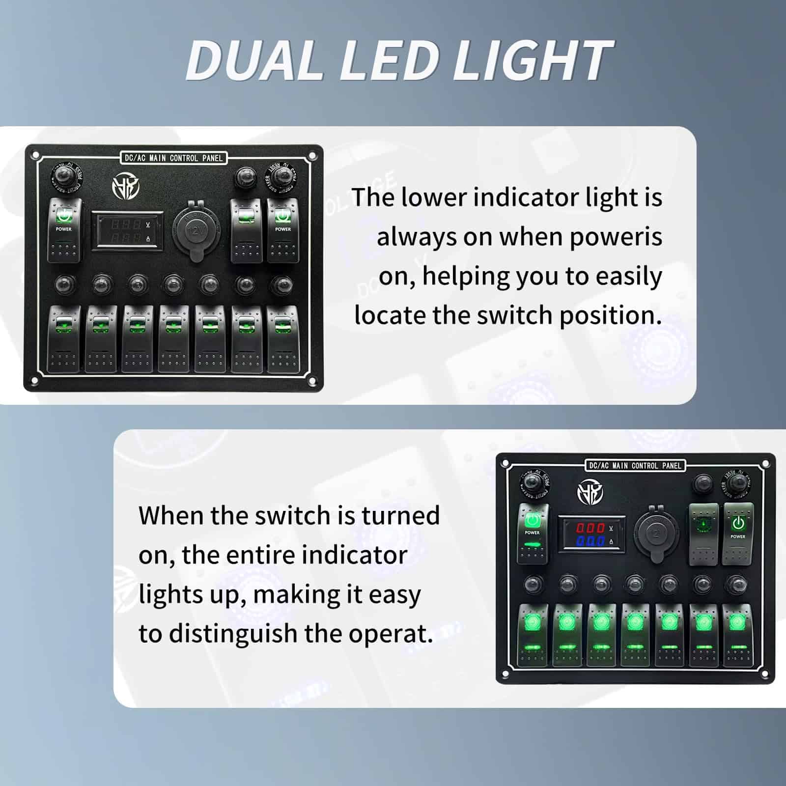 Panel de Interruptores de 10 Botones Impermeable - Imagen 5