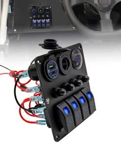 Panel de interruptores de 4 Gang con Protección de