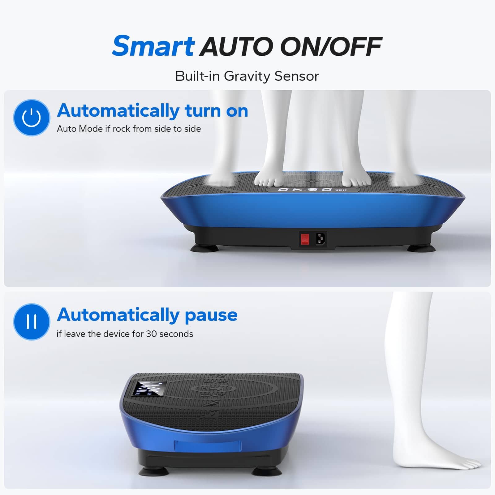 Máquina de Plataforma de Vibración -Azul - Imagen 5