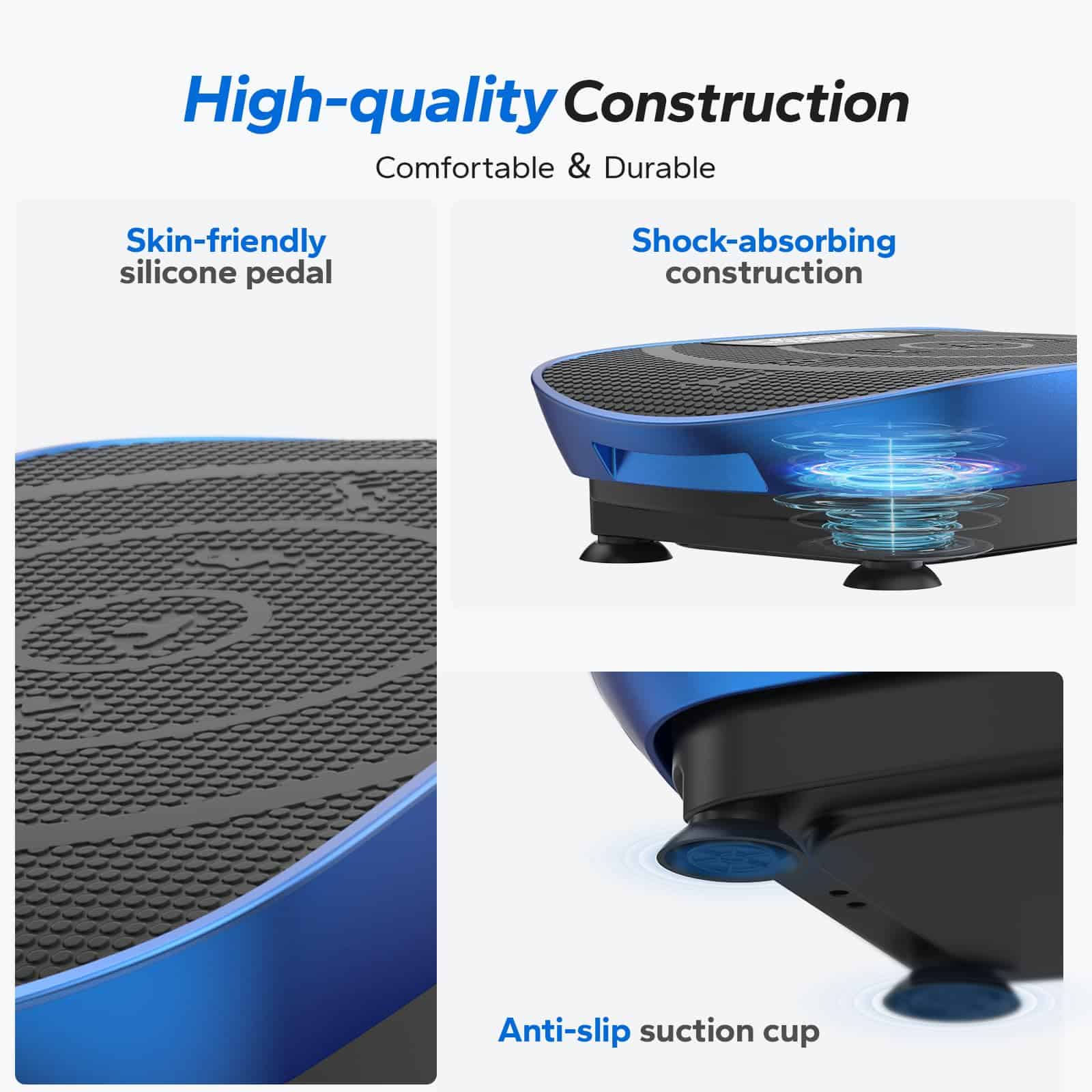Máquina de Plataforma de Vibración -Azul - Imagen 7