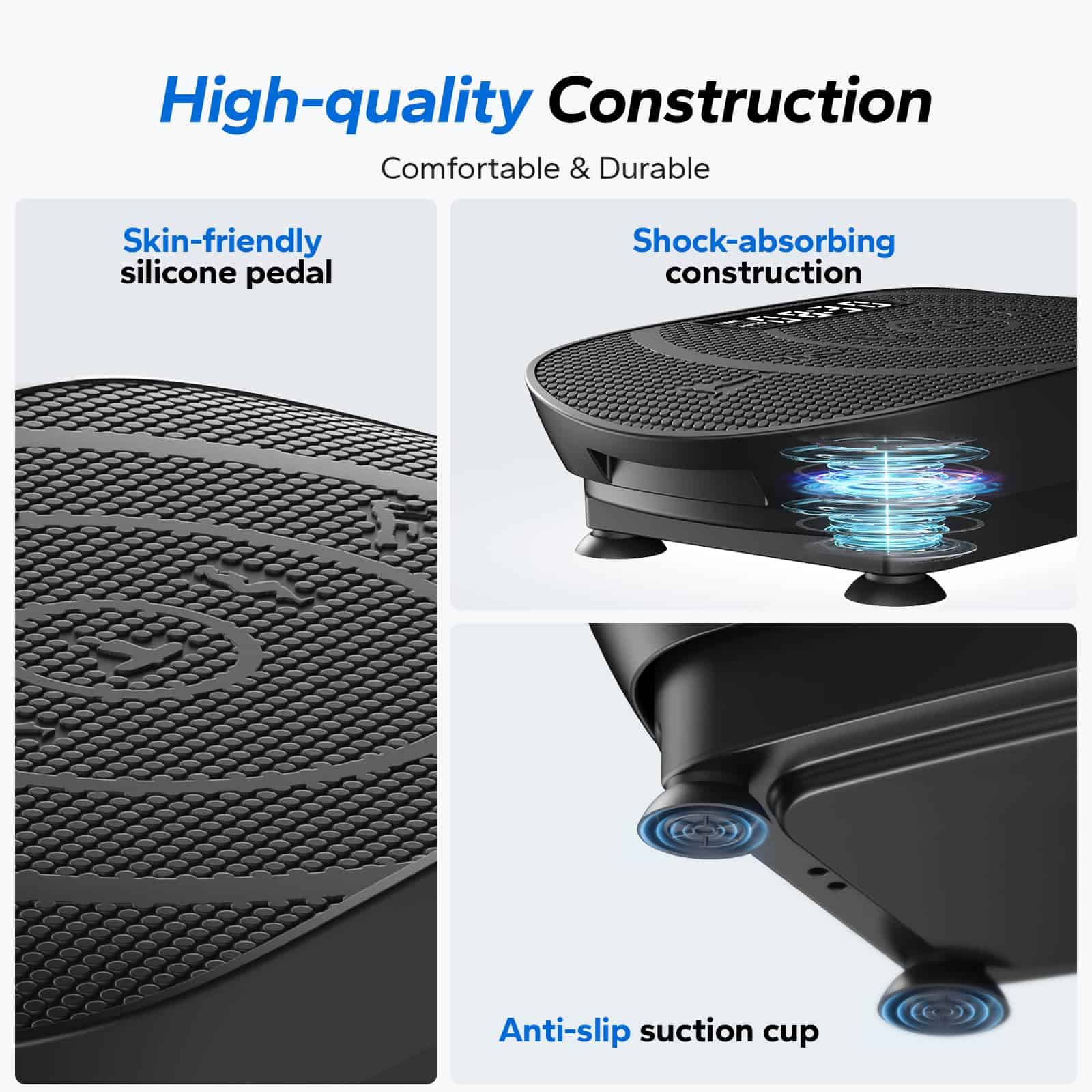 Plataforma de Vibración MERACH, Máquina de Ejercicio de - Imagen 6