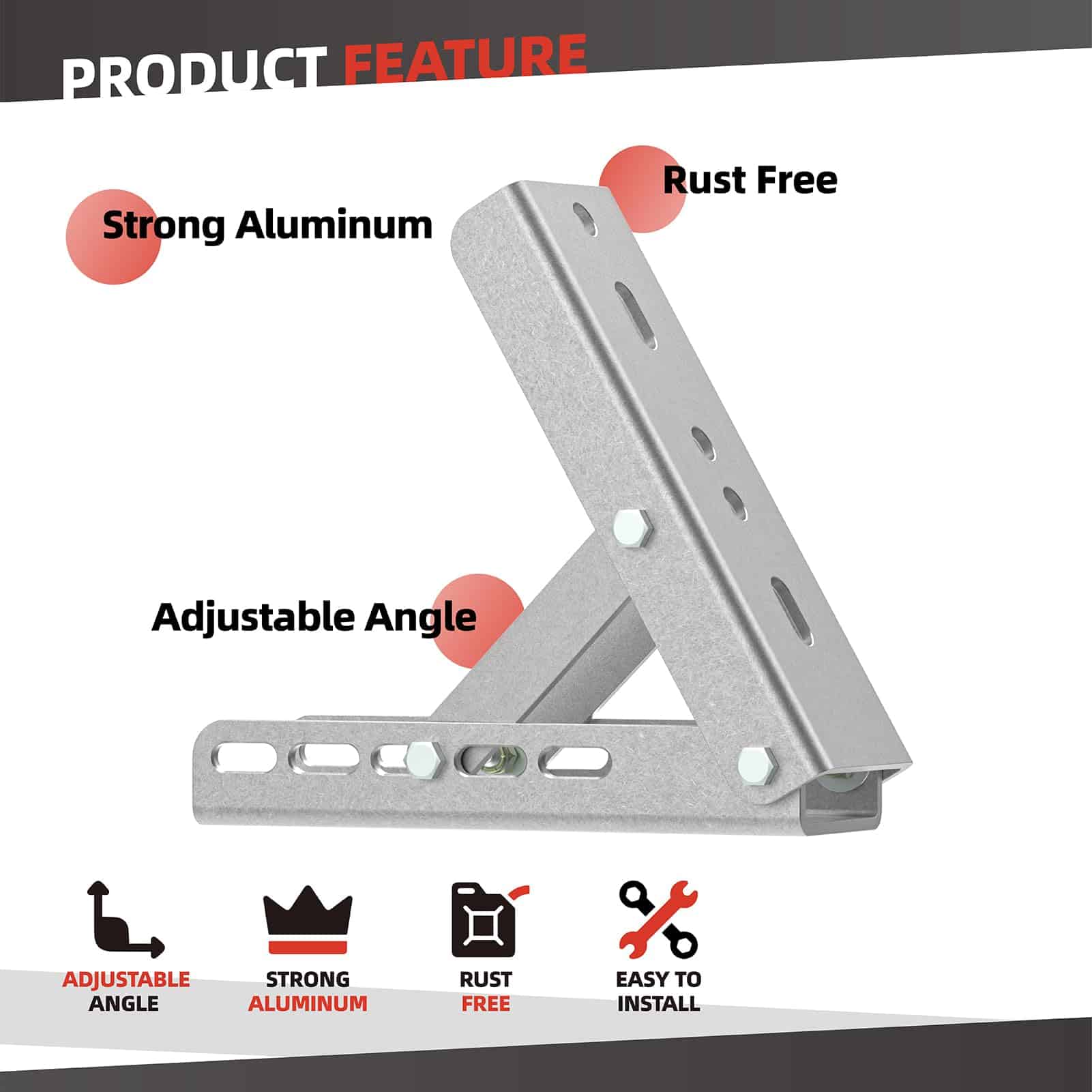 Soporte Universal para Montaje de Techo para Toldos - Imagen 5