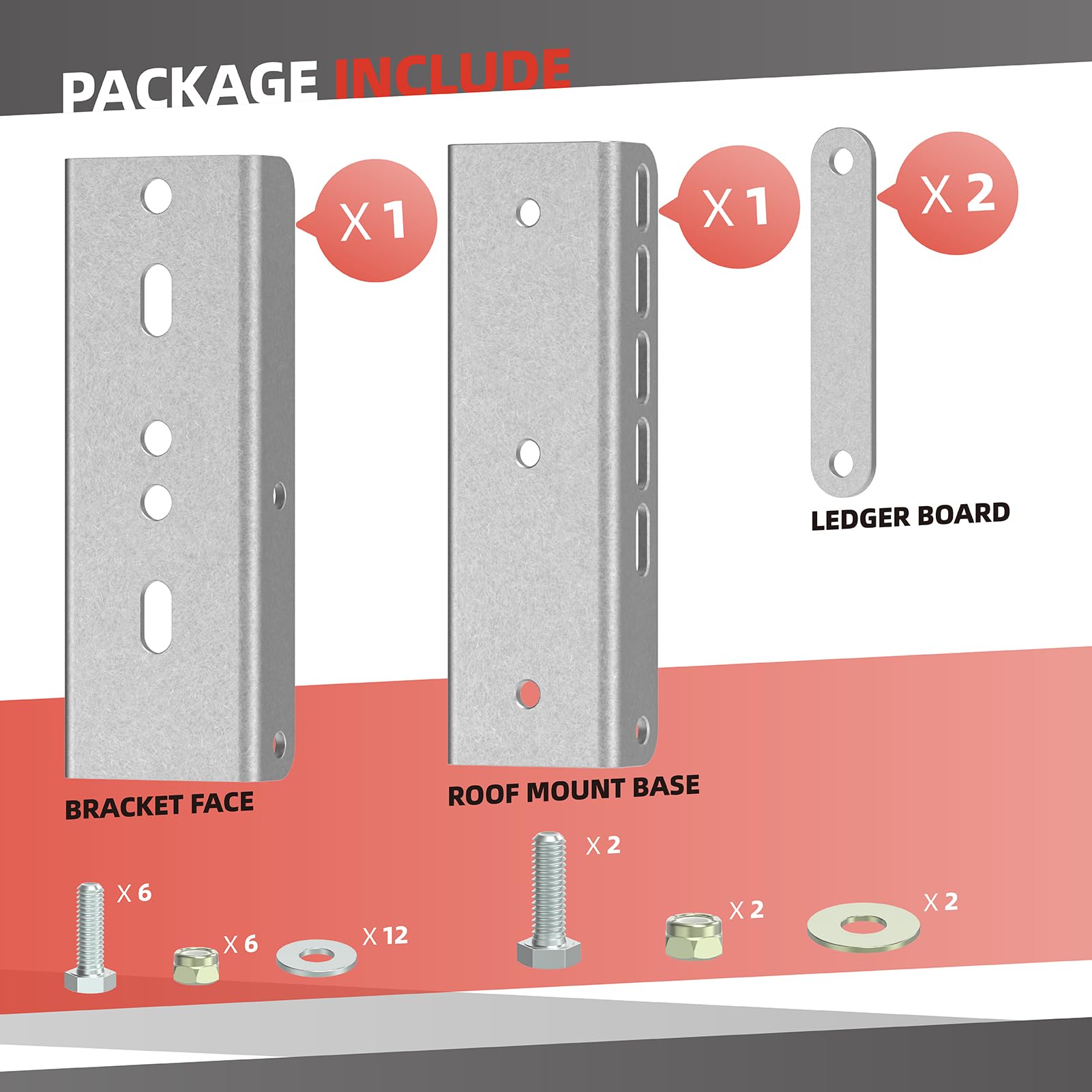 Soporte Universal para Montaje de Techo para Toldos - Imagen 6