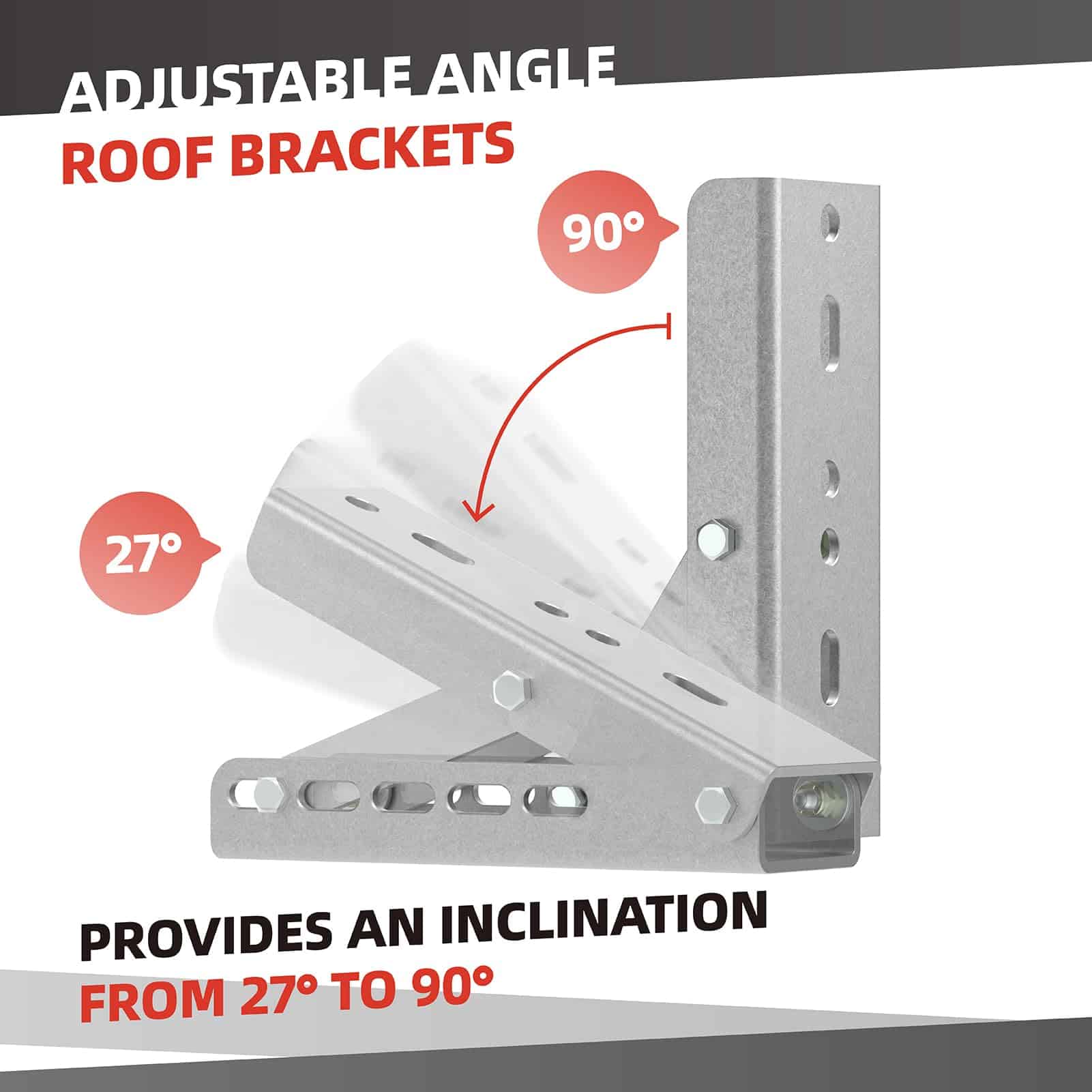 Soporte Universal para Montaje de Techo para Toldos - Imagen 4