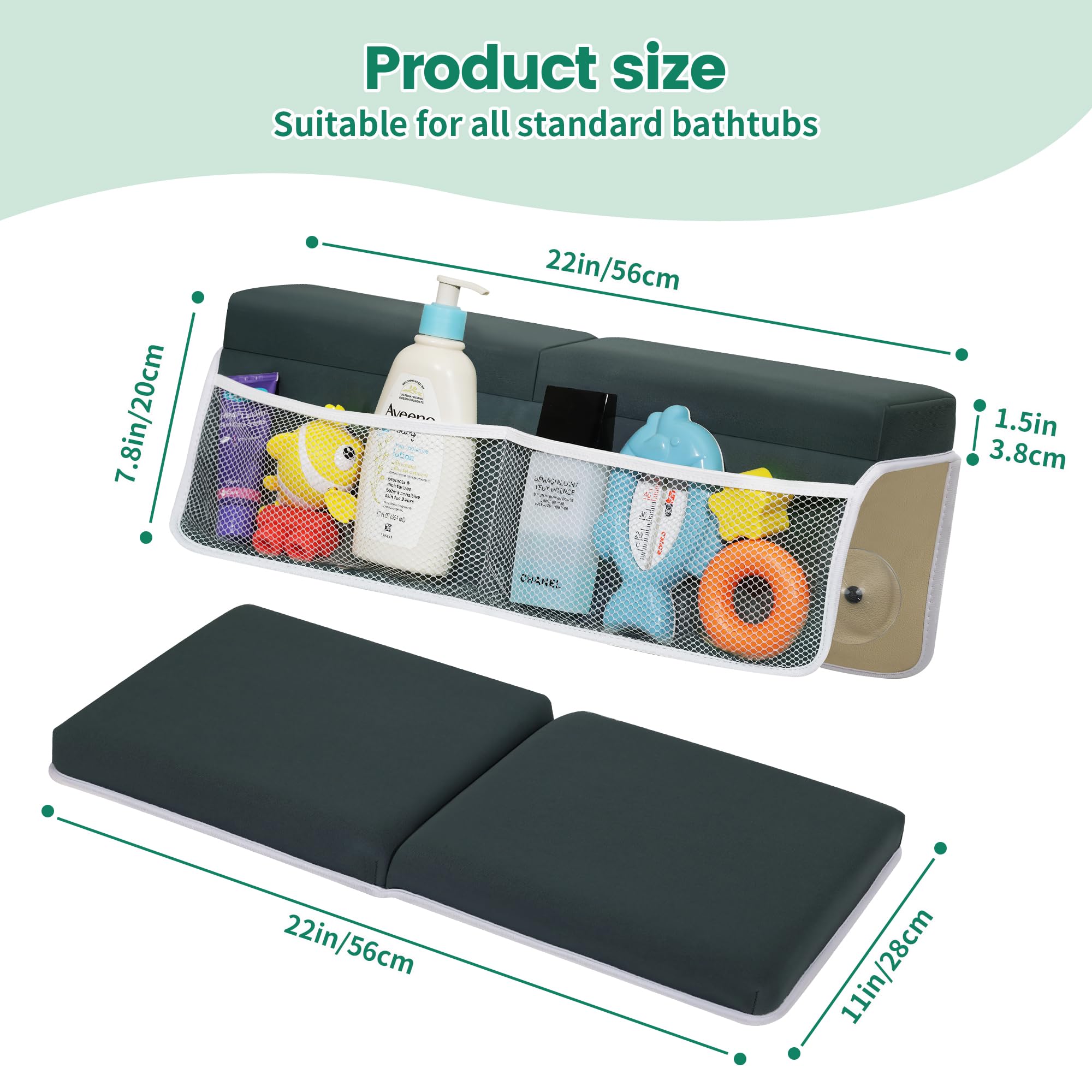 Set de almohadilla de rodilla y codo Omixe para bañar a - Imagen 3