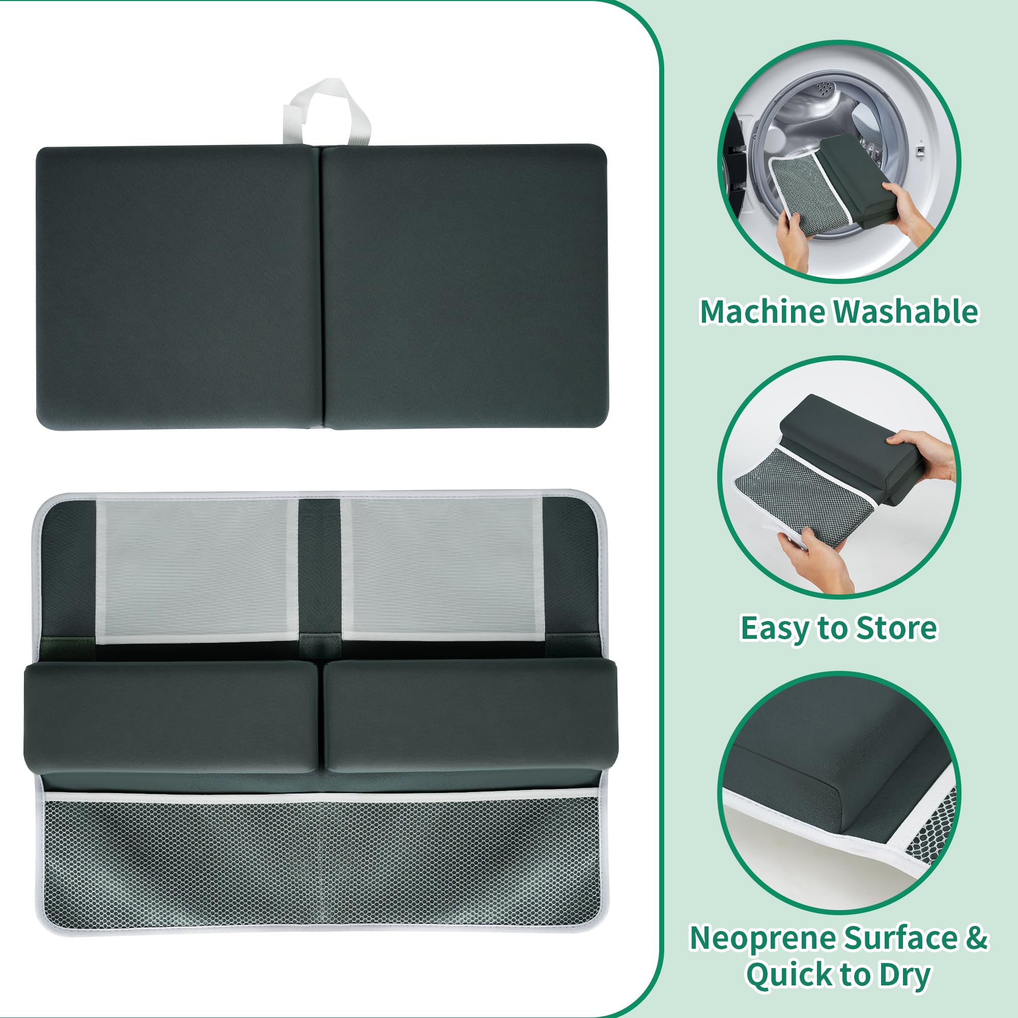 Set de almohadilla de rodilla y codo Omixe para bañar a - Imagen 5