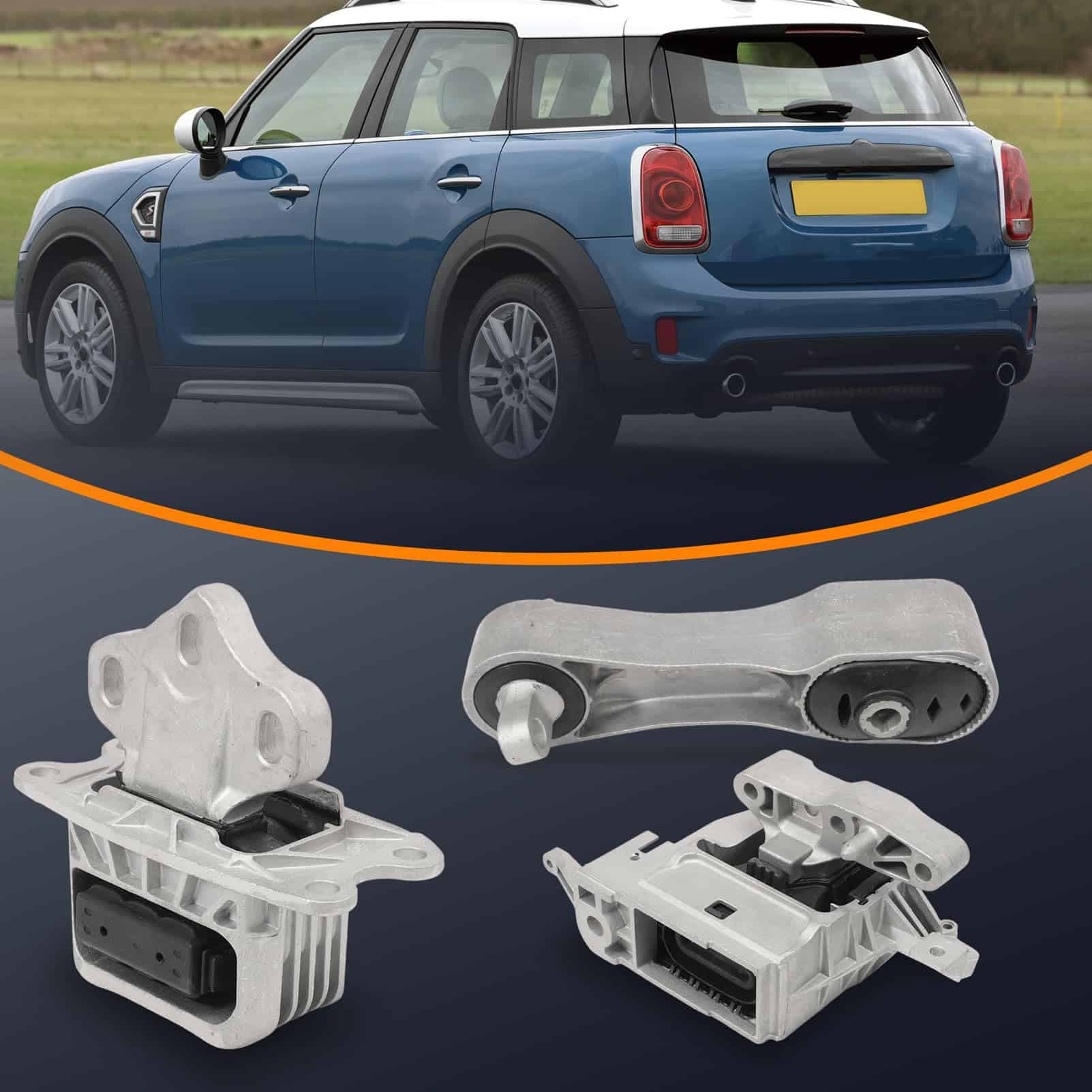 3Pcs Soporte de Motor & Transmisión para Cooper 2014-2022,
