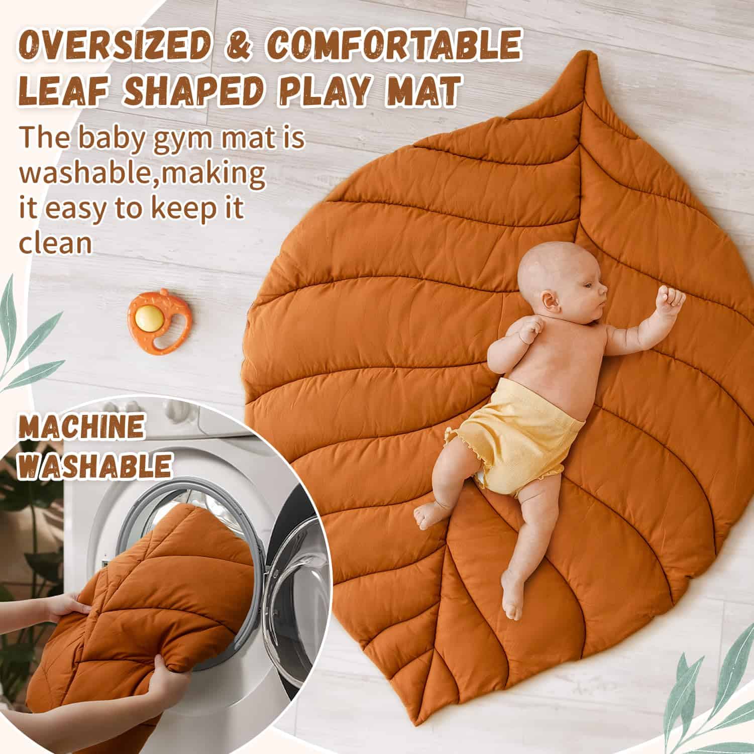 Gimnasio de Juegos para Bebés con Alfombra en Forma de - Imagen 4