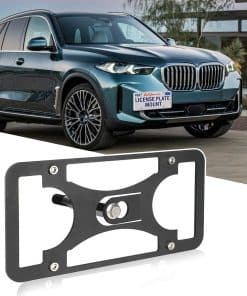 Soporte de placa de matrícula delantera -Negro