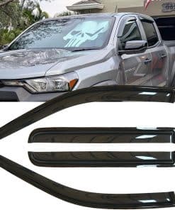 Deebior 4pcs Viseras de Ventana Deflectores de viento