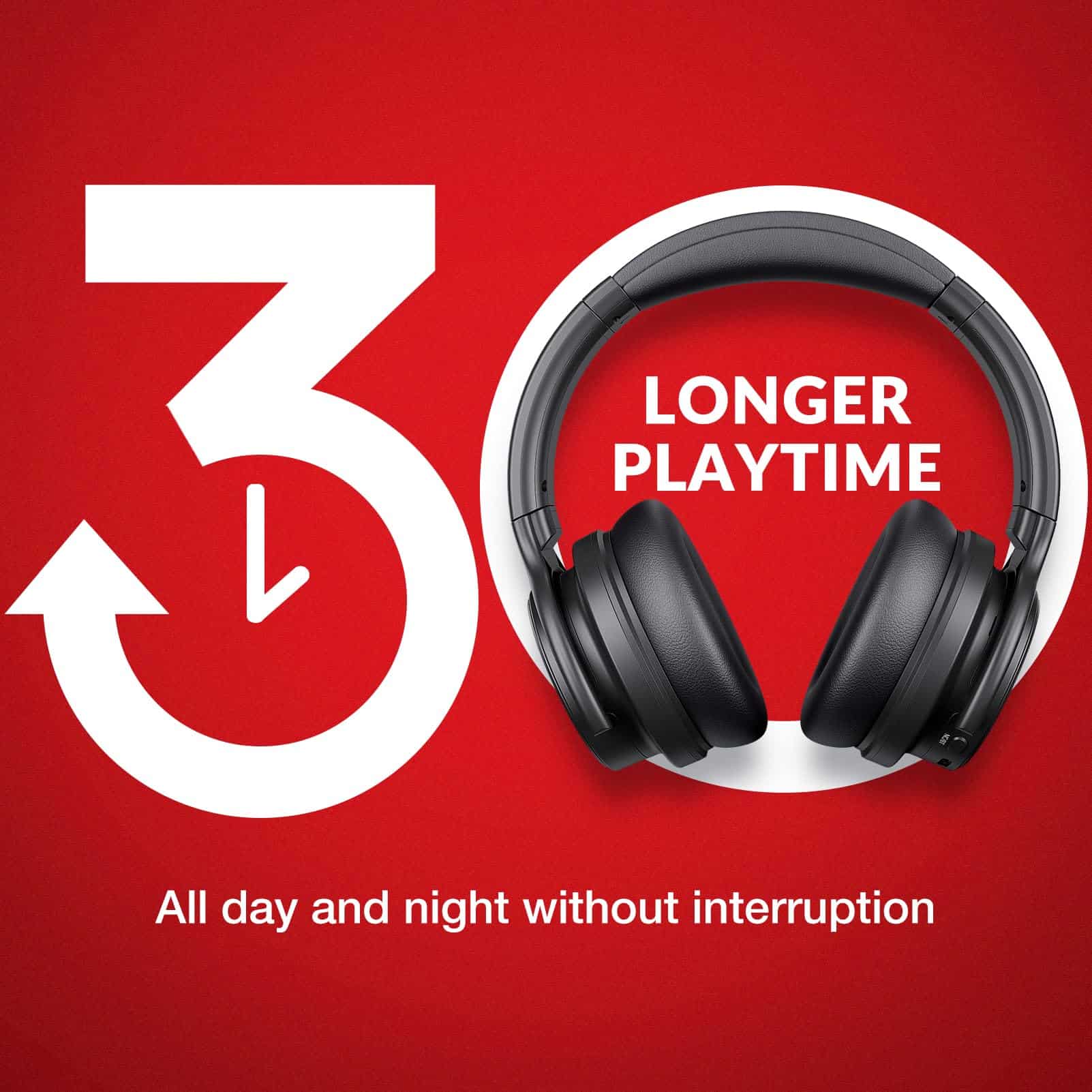 Audífonos con cancelación de ruido activa -Negro - Imagen 7