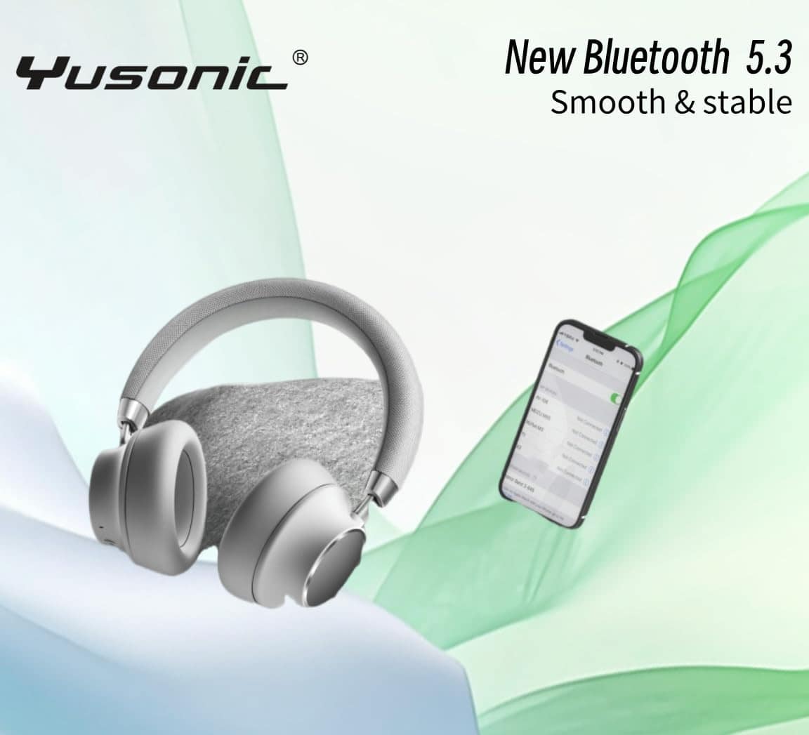 Auriculares Bluetooth Over Ear YUSONIC, Cancelación Activa - Imagen 3
