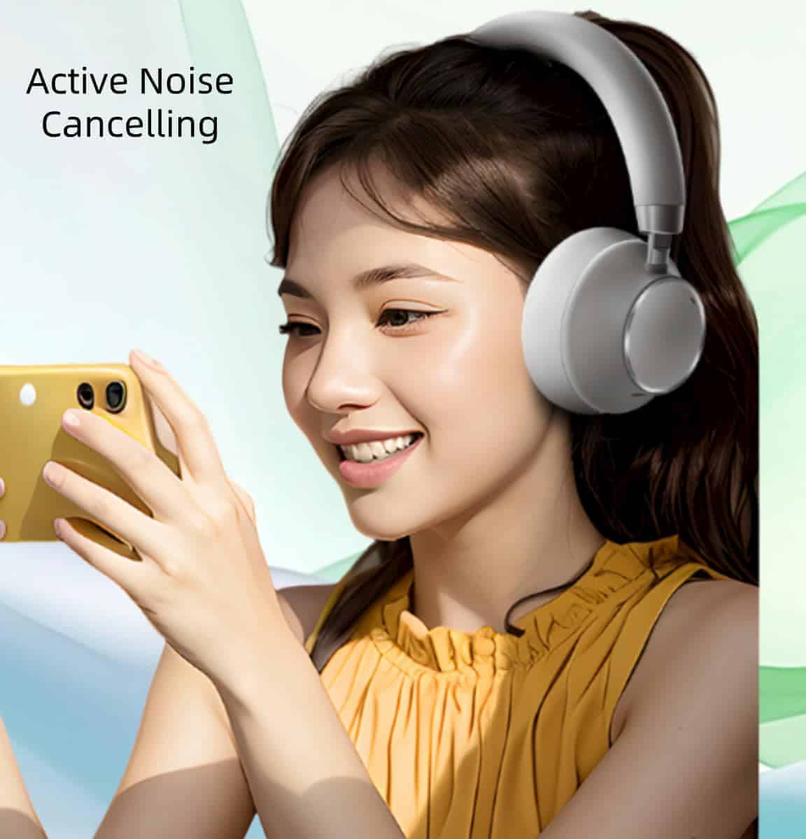 Auriculares Bluetooth Over Ear YUSONIC, Cancelación Activa - Imagen 6