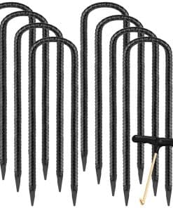 UROVIBOSCR Estacas para trampolín Anclas para trampolín