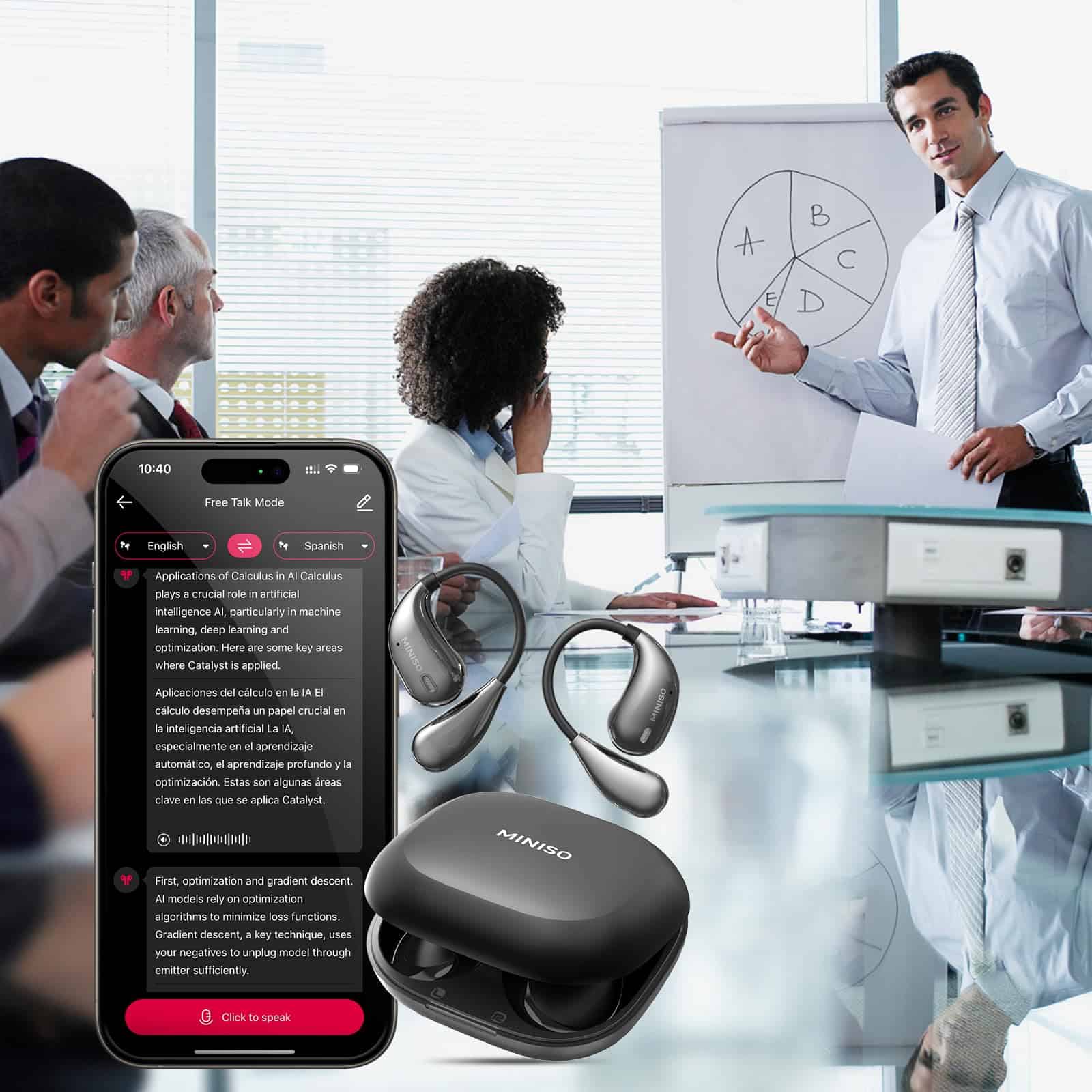 Auriculares Inalámbricos MINISO X33 AI Translation - Imagen 5