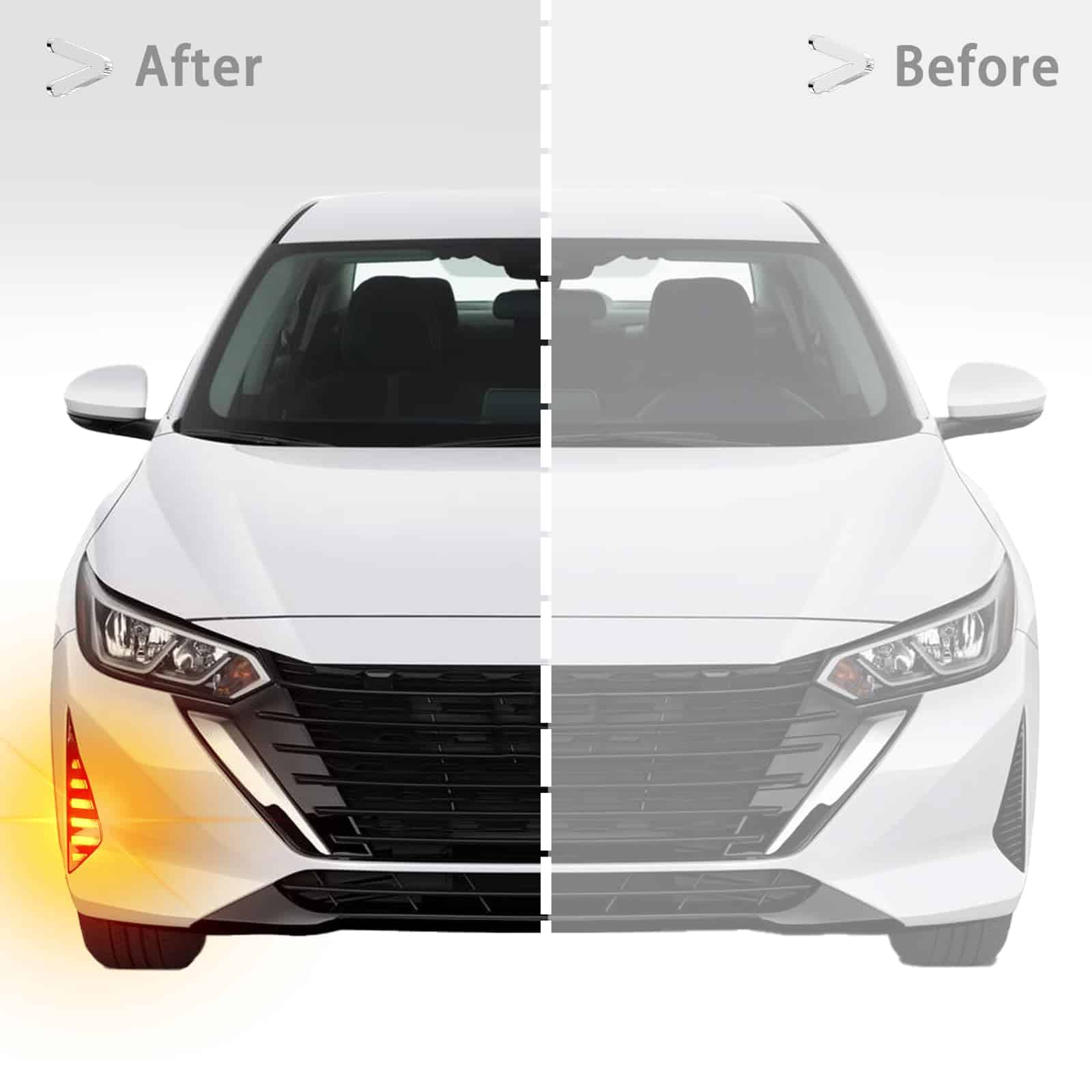 Luces de Niebla LED DRL para Parachoques Delantero con - Imagen 4