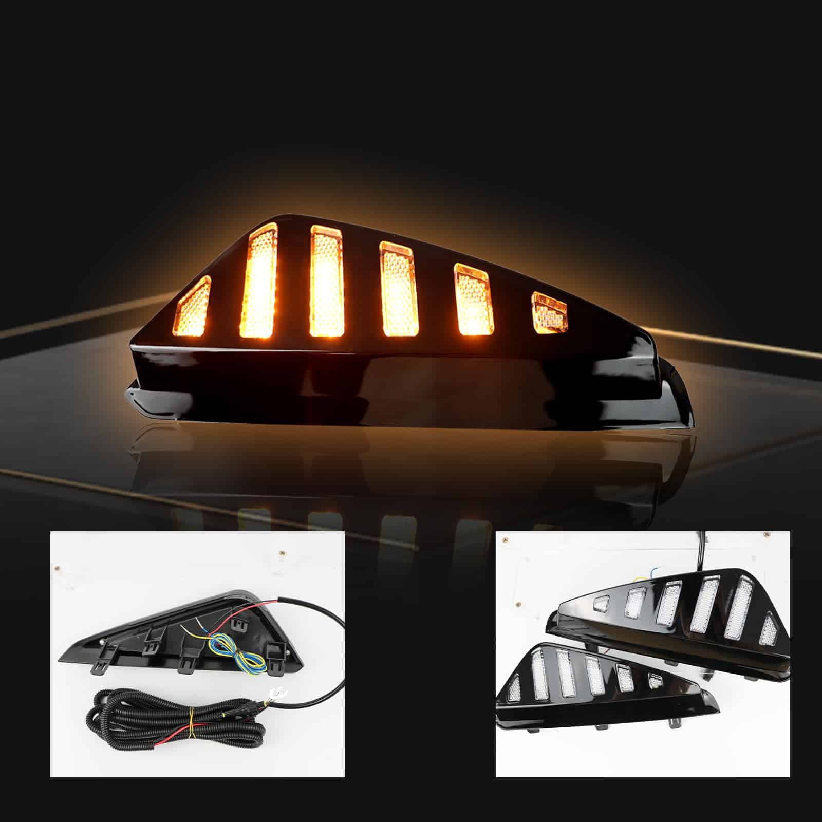 Luces de Niebla LED DRL para Parachoques Delantero con - Imagen 5