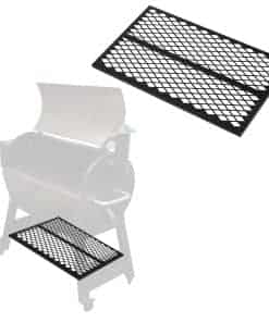 Repisa de almacenamiento para parrilla de -Negro