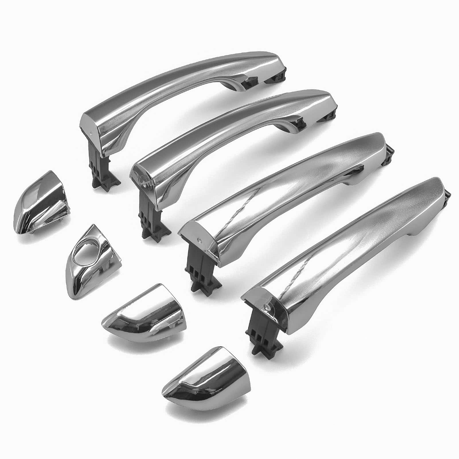 Manijas de puerta exteriores cromadas HEDORANCE juego de 4