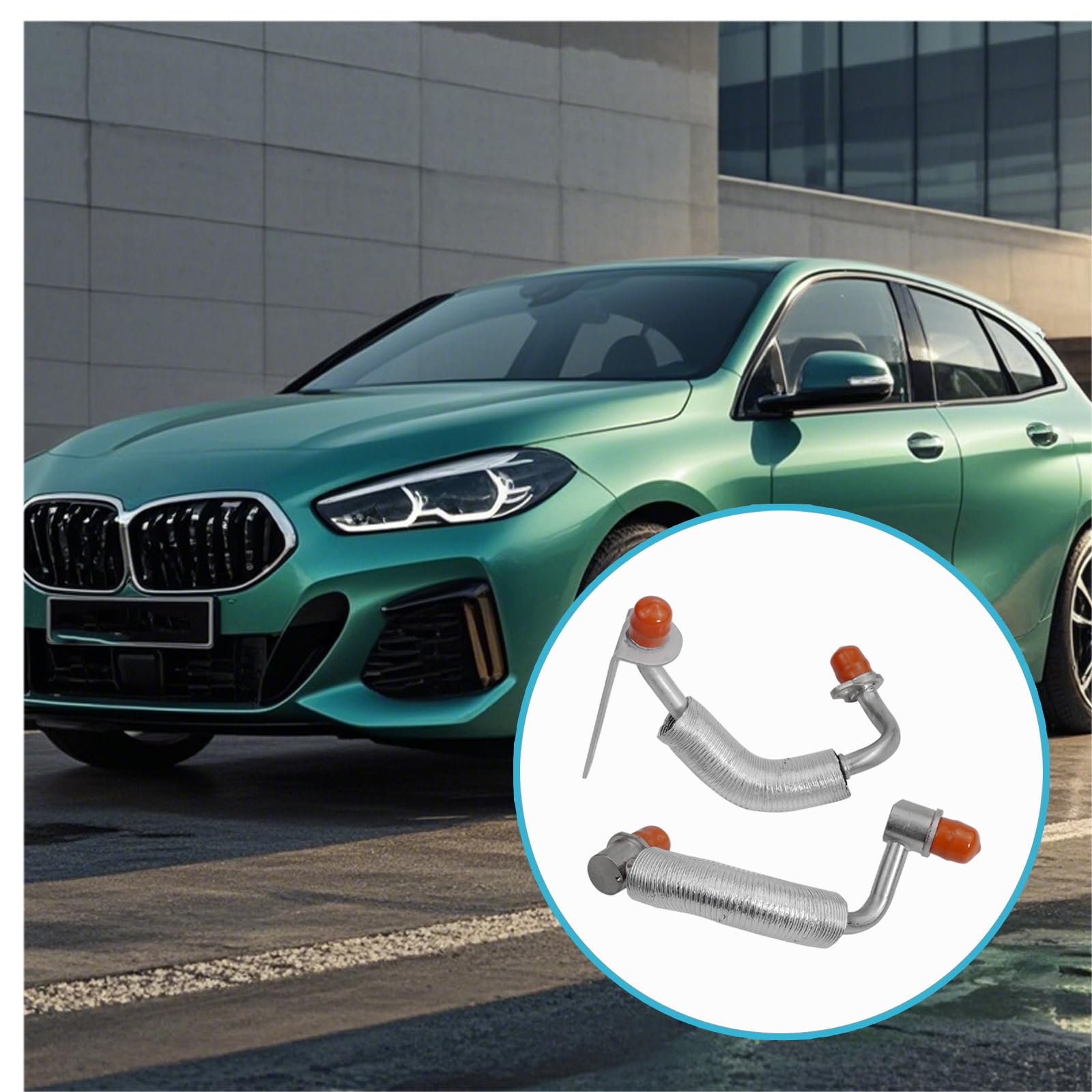 2PCS Tubo de Refrigerante Turbo 11538663516 11538663517 - Imagen 3