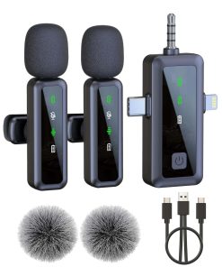 Micrófono inalámbrico SILVER AUTUMN para iPhone, Android,