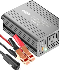 Inversor de corriente portátil para automóvil BieiFAU: 600W