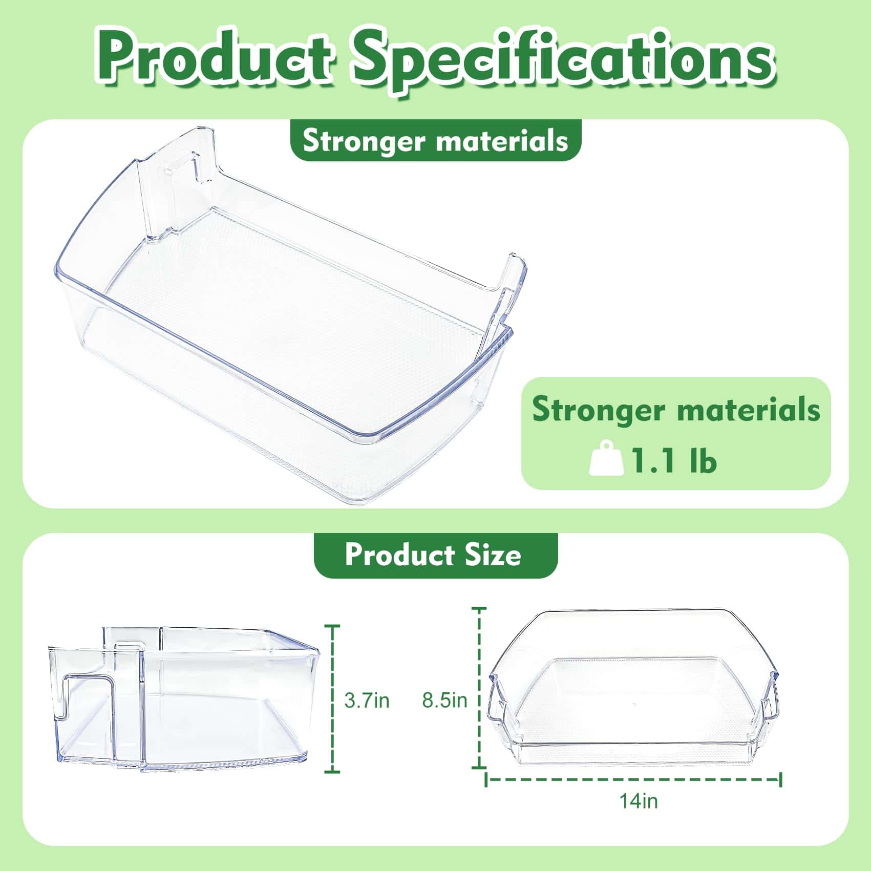 Bandeja de estante de puerta MAN63948504, Canasta de - Imagen 5