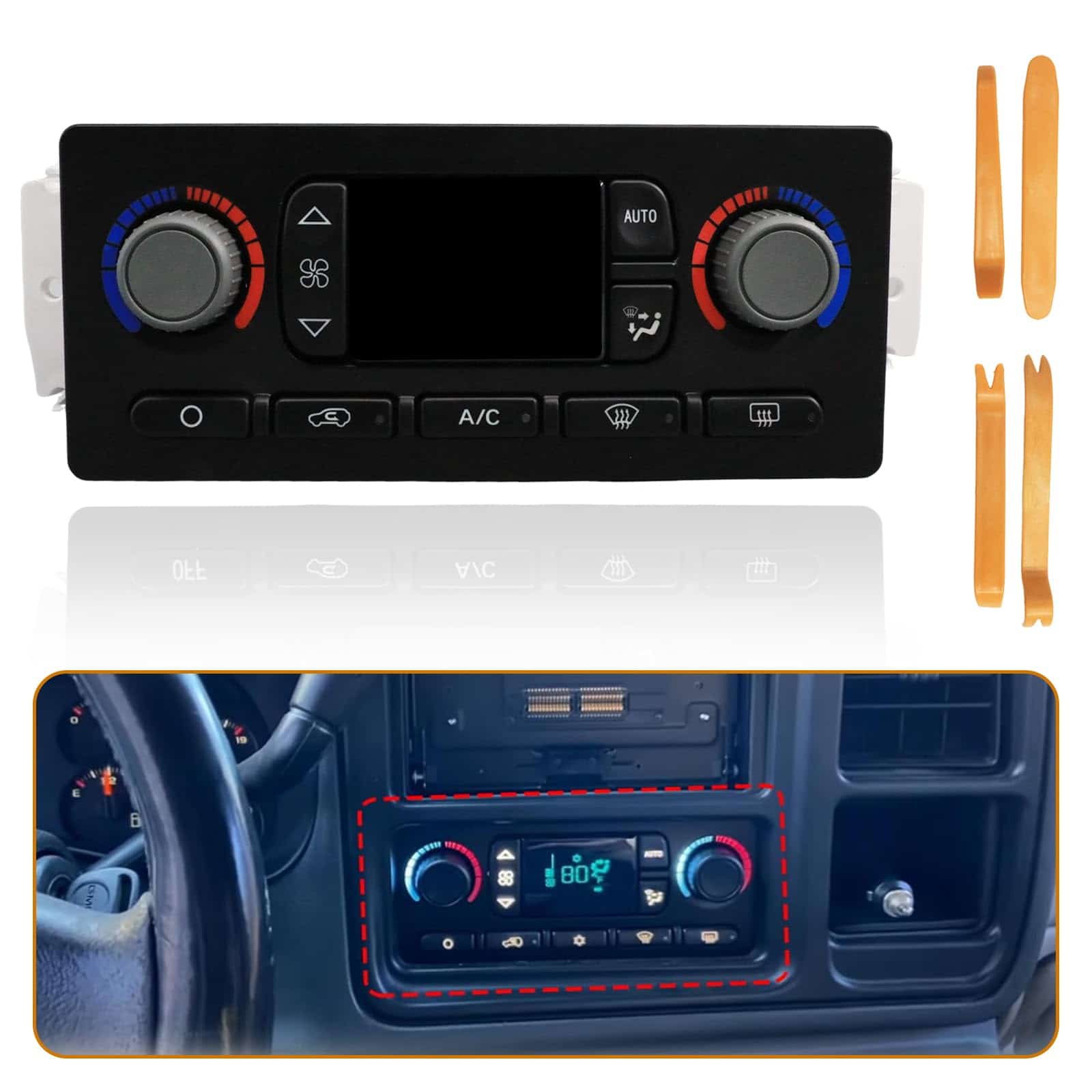 15855848 Panel de Control Climático 599-211XD Compatible