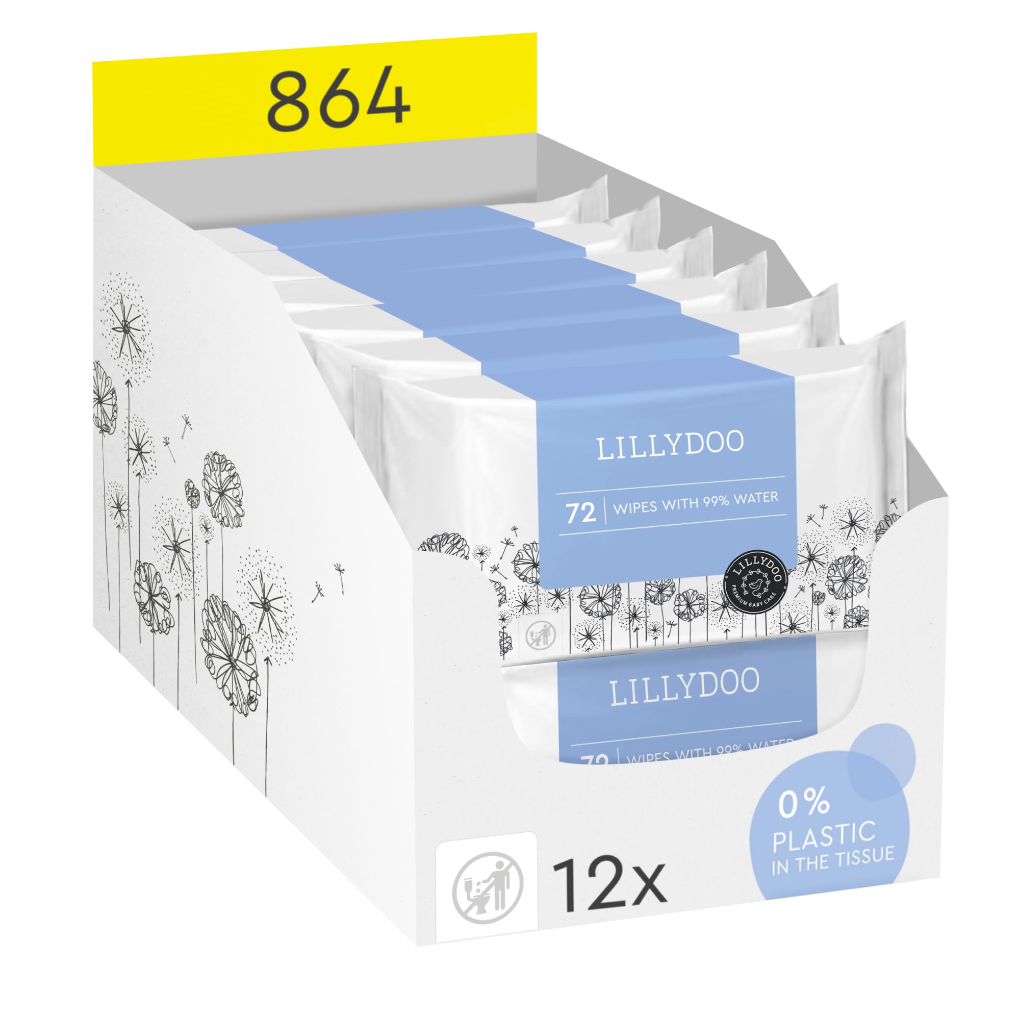 Toallitas hipoalergénicas y resistentes para bebés con 99%