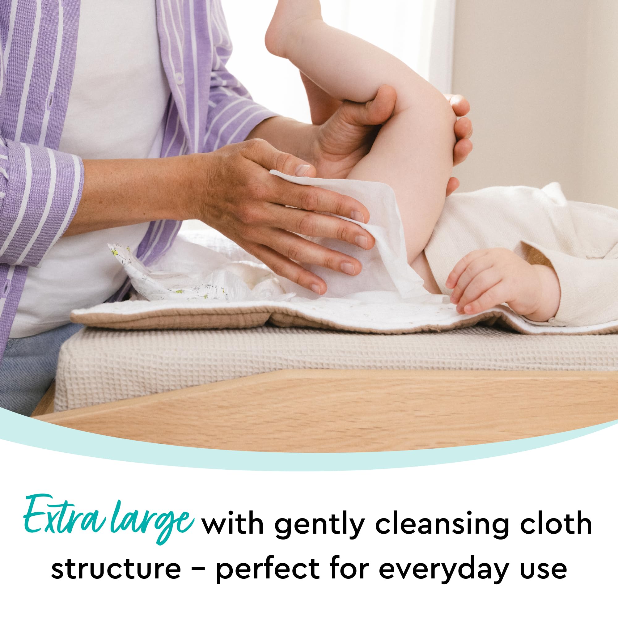 Toallitas hipoalergénicas y resistentes para bebés con 99% - Imagen 5