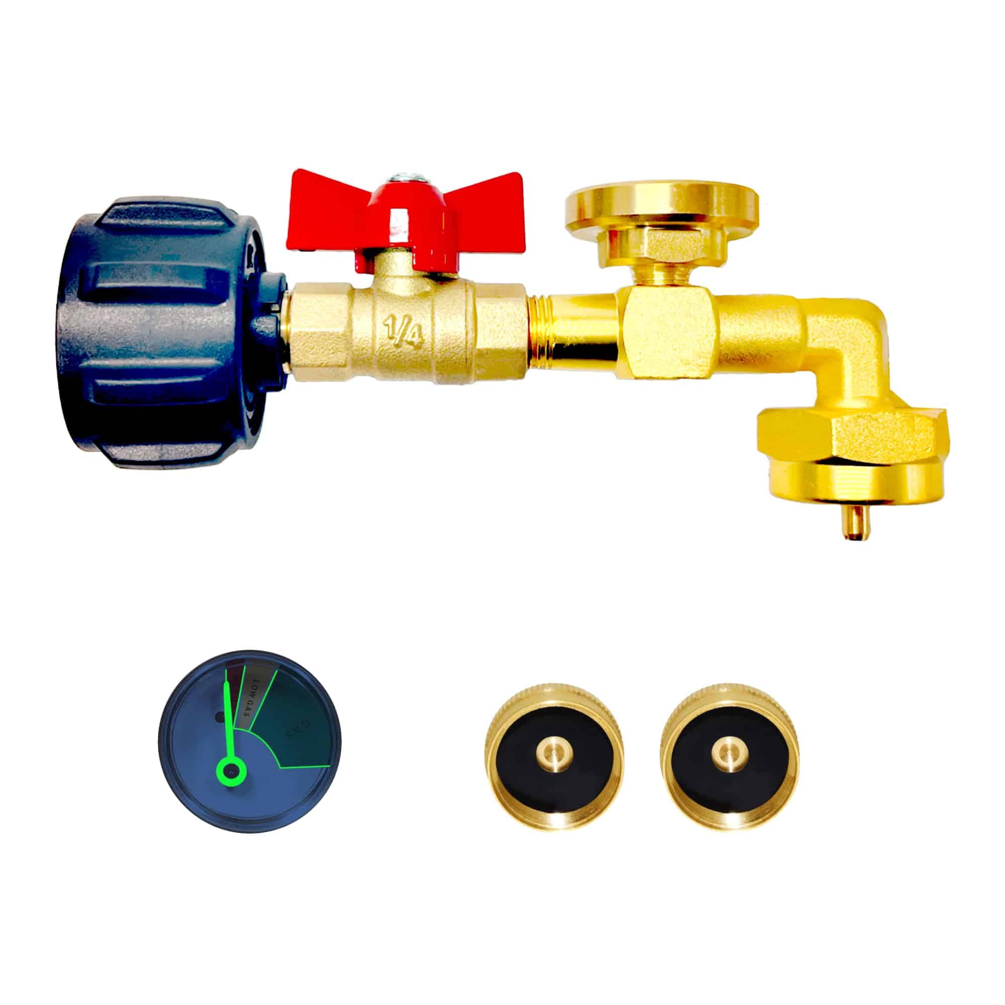 Adaptador de Recarga de Propano para -Brass