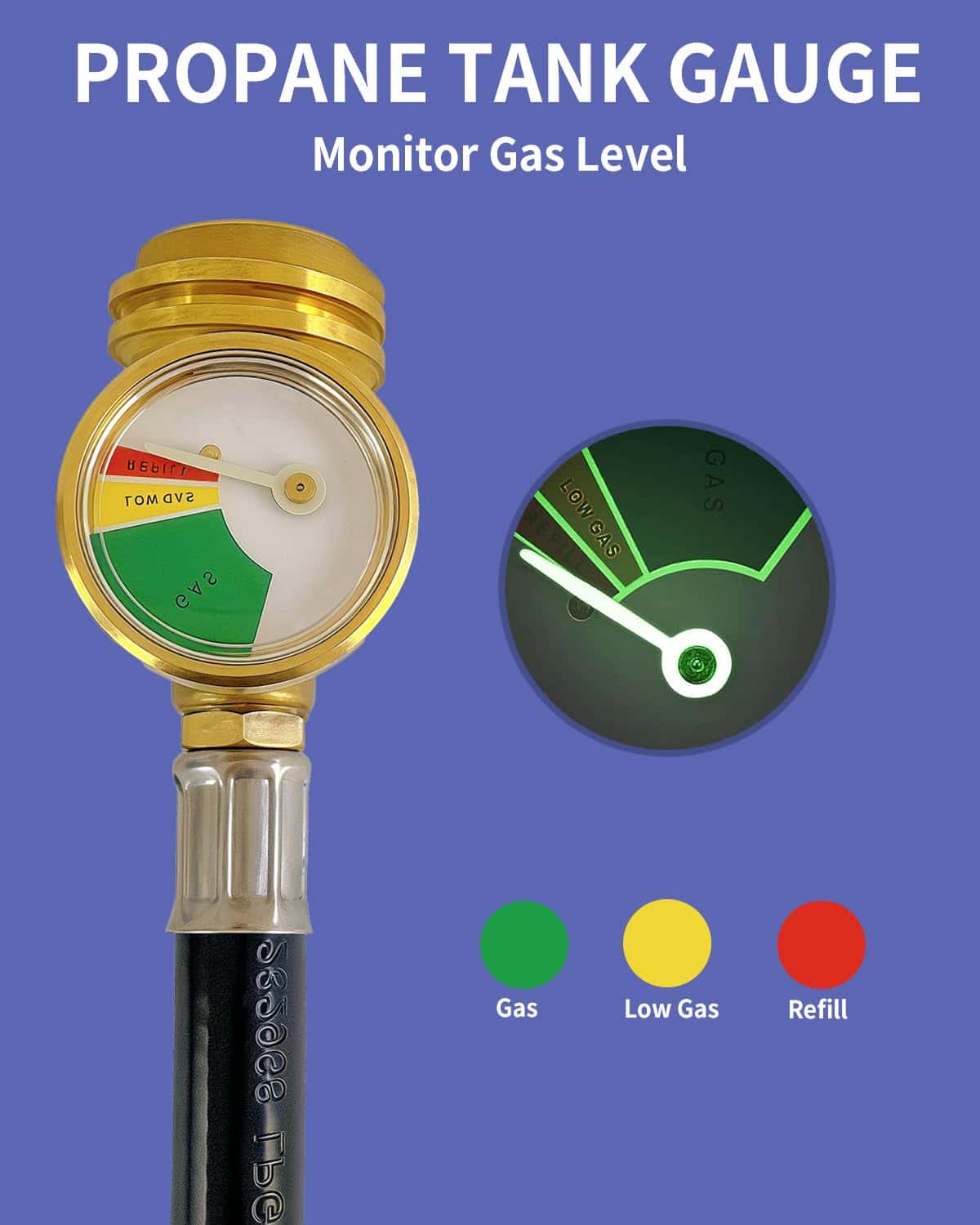 Manguera de extensión de tanque de propano de 12 pies con - Imagen 5