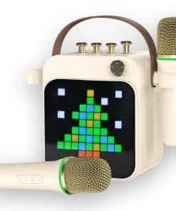 Máquina de Karaoke Rhymcore con Pantalla, Cambiador de Voz