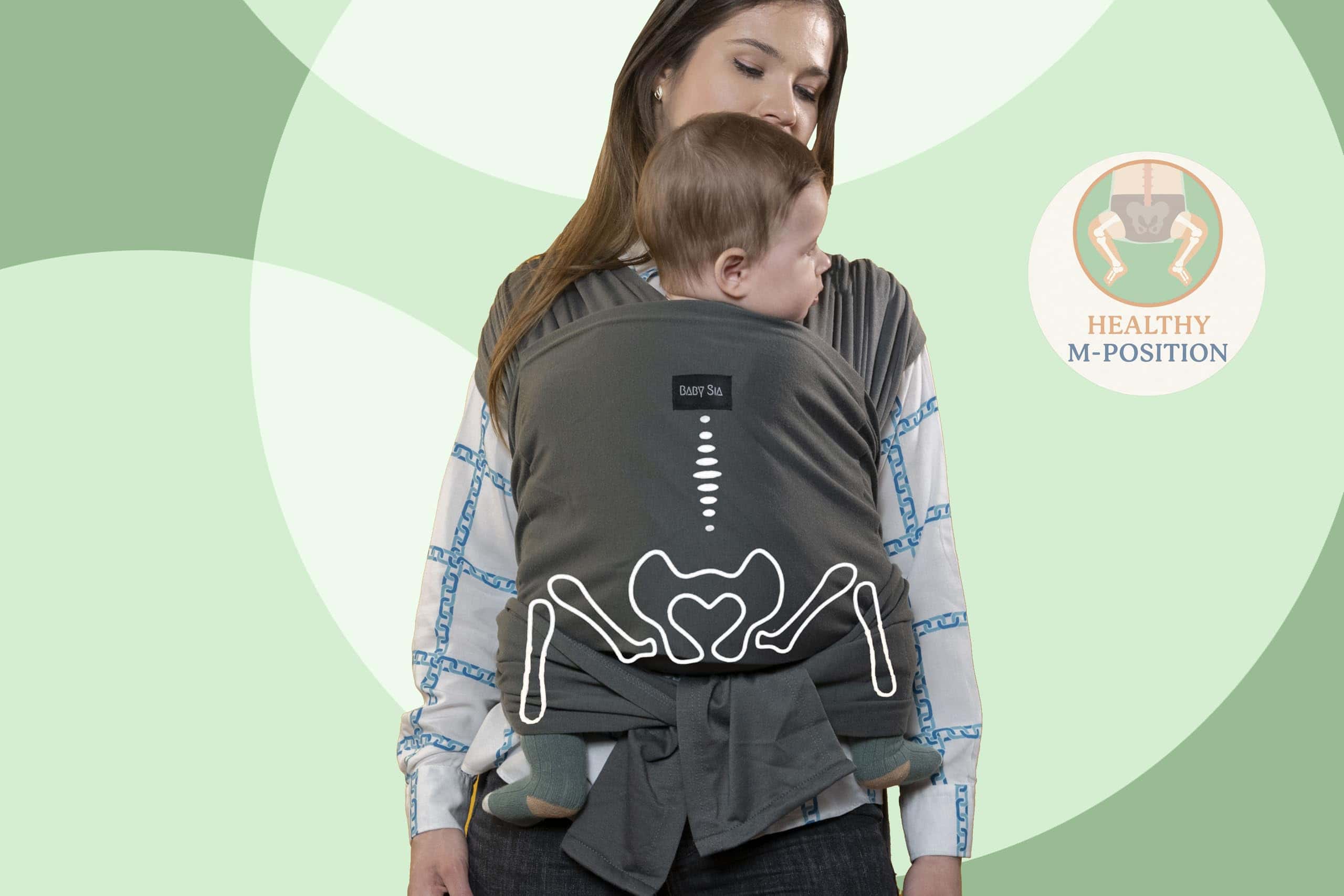 Fular Portabebés Ajustable Premium Baby Sia para Mamá y - Imagen 7