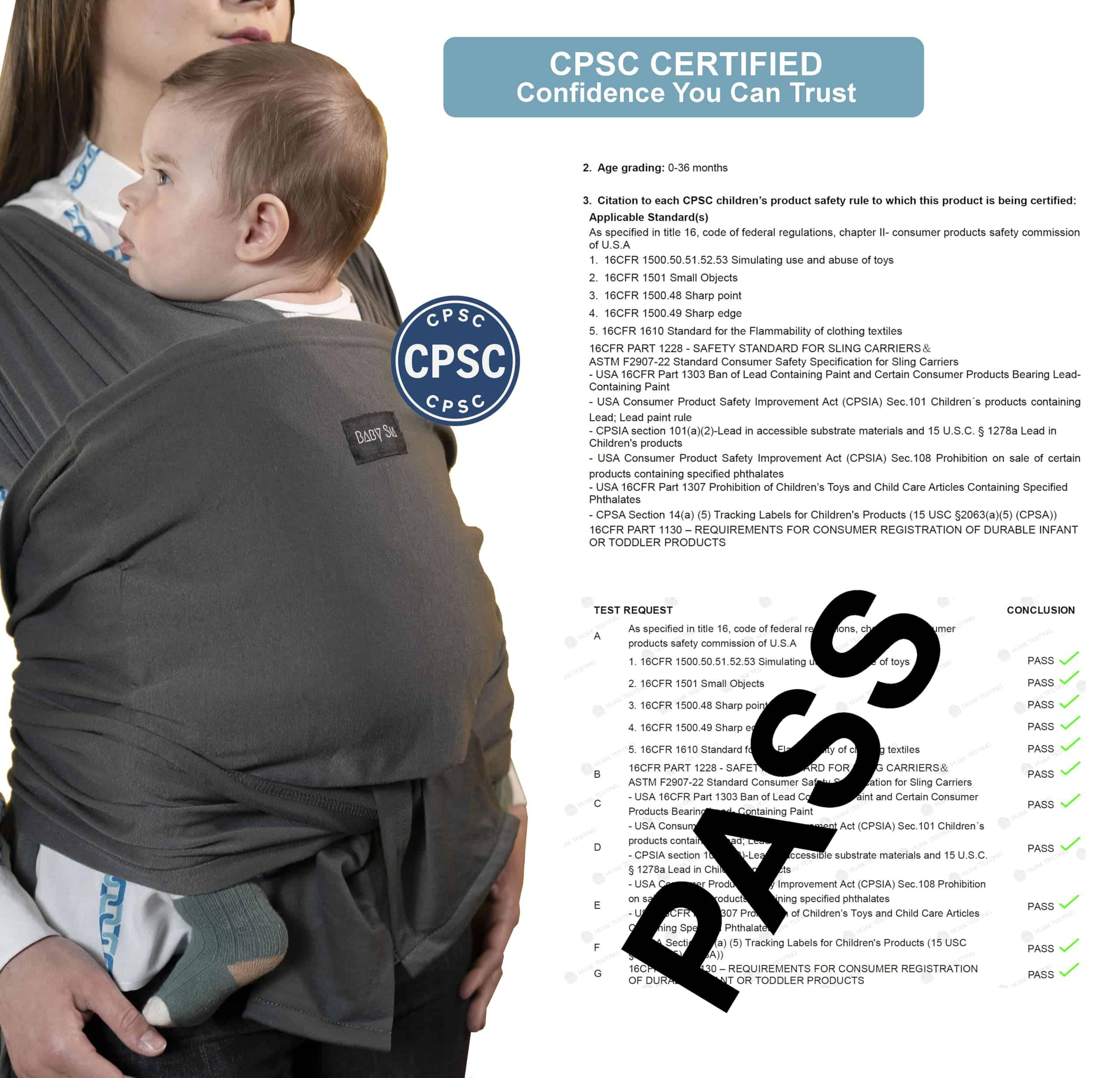 Fular Portabebés Ajustable Premium Baby Sia para Mamá y - Imagen 3