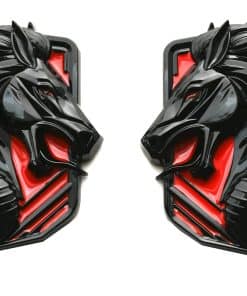 Par de Nuevos Emblemas Personalizados de Cobra Izquierda