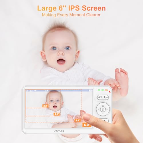 Monitor de Bebé VTimes con Cámara y Audio, -alo Ideal - Imagen 3