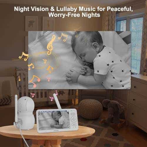 Monitor de Bebé VTimes con Cámara y Audio, -alo Ideal - Imagen 7