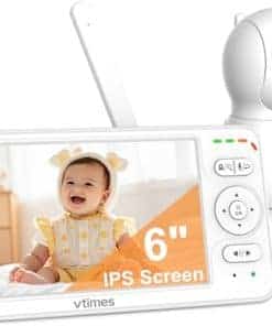 Monitor de Bebé VTimes con Cámara y Audio, -alo Ideal