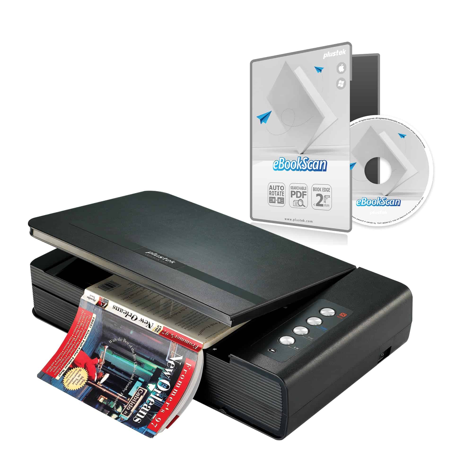 Escáner de Libros CCD de Alta Velocidad Plustek - Borde de