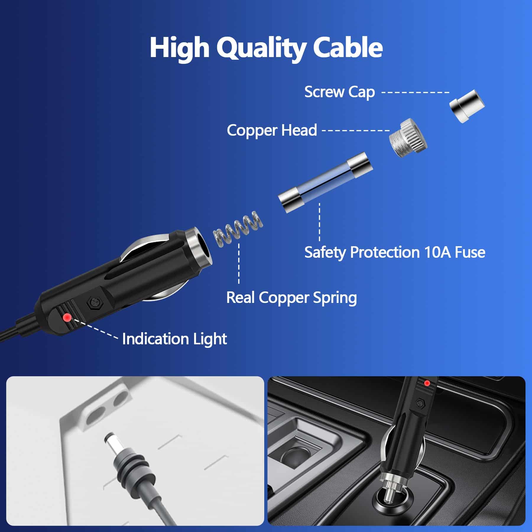 Cable de alimentación DC para Starlink Mini - 3M/10FT - Imagen 4