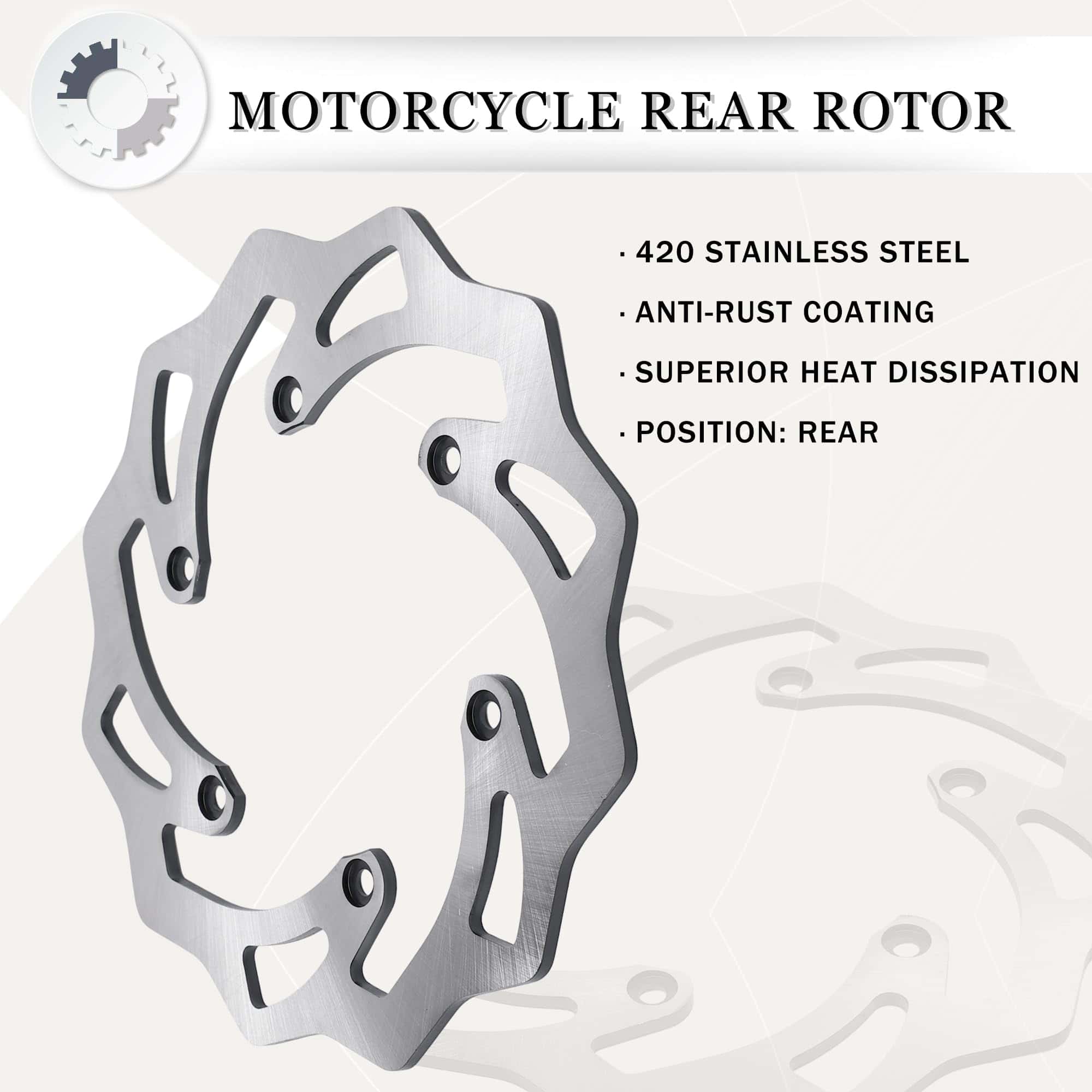 Disco de freno delantero trasero OTINUBEE 220M 260M Kit - Imagen 6