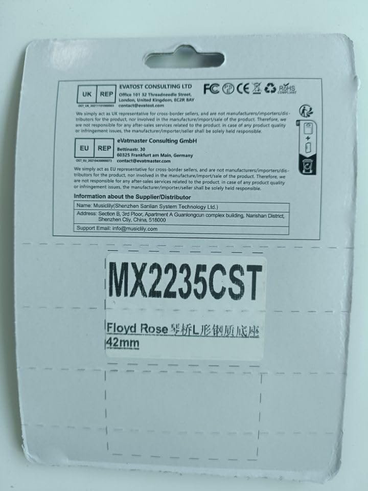 Bloque de Trémolo en Forma de L de Acero Sólido Completo - Imagen 10