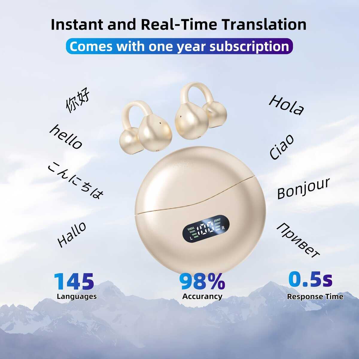 Traductor de Idiomas en Tiempo Real con Auriculares, Puente - Imagen 3