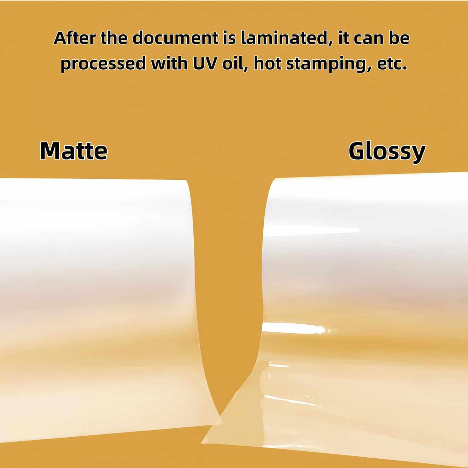 Película Laminadora Térmica Brillante de 12.5 in x 656 ft, - Imagen 5