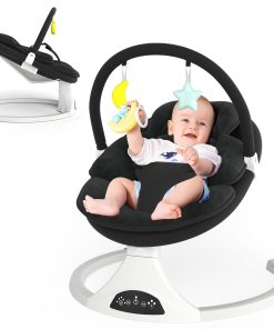 Columpio eléctrico para bebé con control remoto - 5