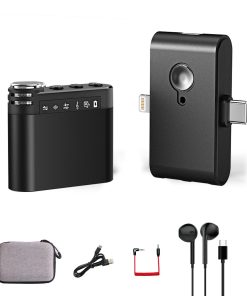Micrófono Lavalier Inalámbrico M9 - Sistema de Audio