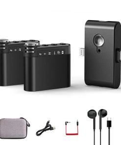 Micrófono Lavalier Inalámbrico M9 para iPhone/Android, Mini
